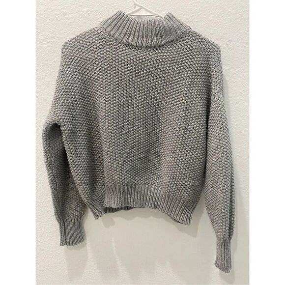 Garage Gray Turtleneck Sweater xs - Picture 1 of 5